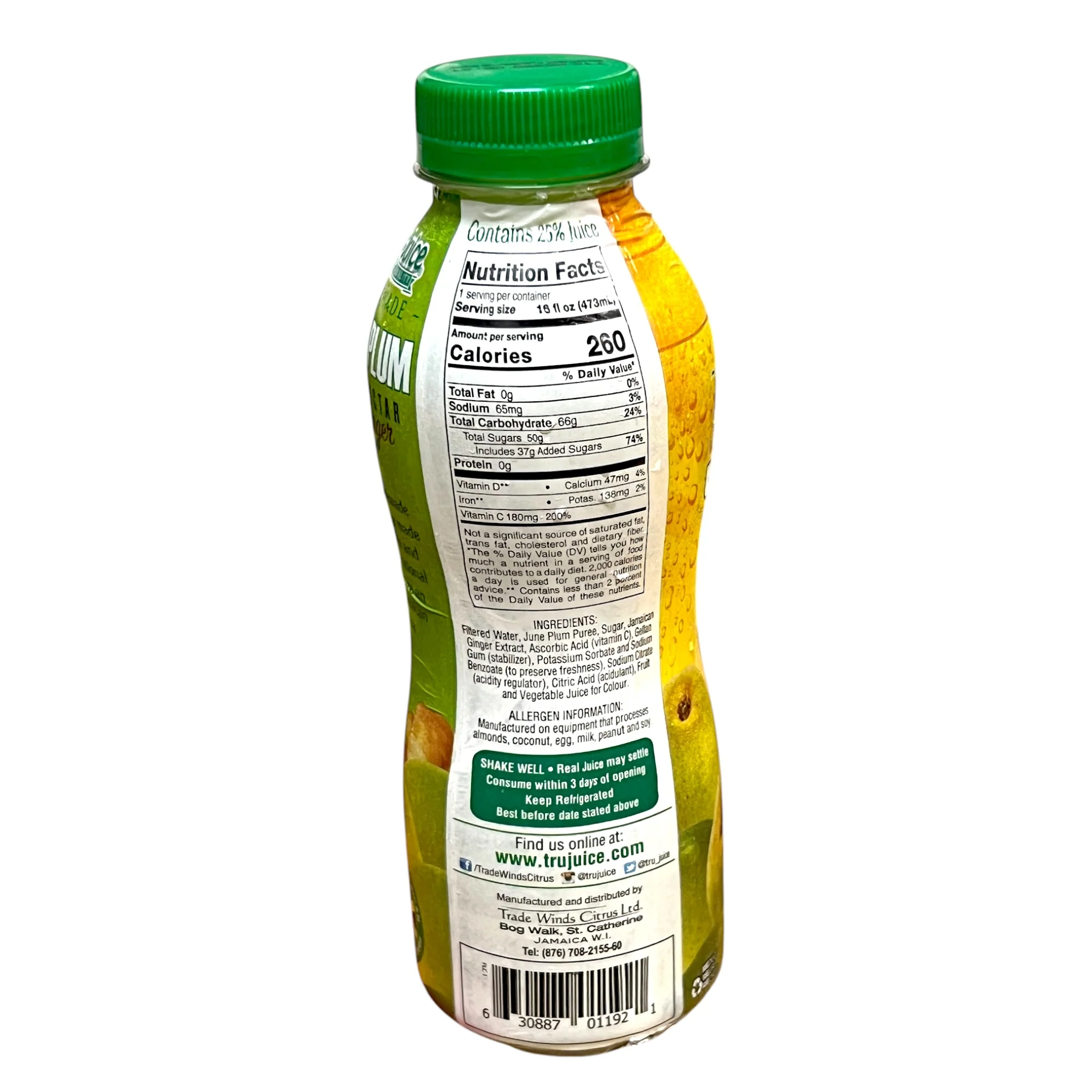 Tru-Juice June Plum 16 Oz. - Image 2