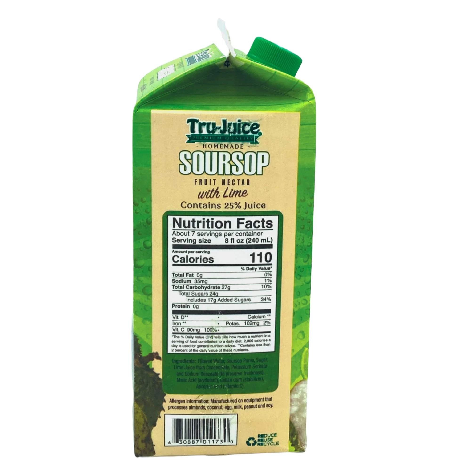 Tru Juice Soursop 1.75 L - Image 3