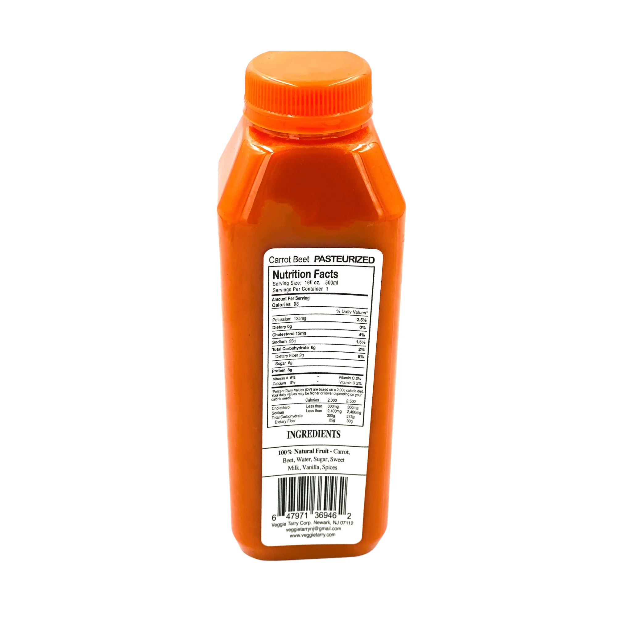 Veggie-Tarry Carrot Punch 16 Fl Oz - Image 2
