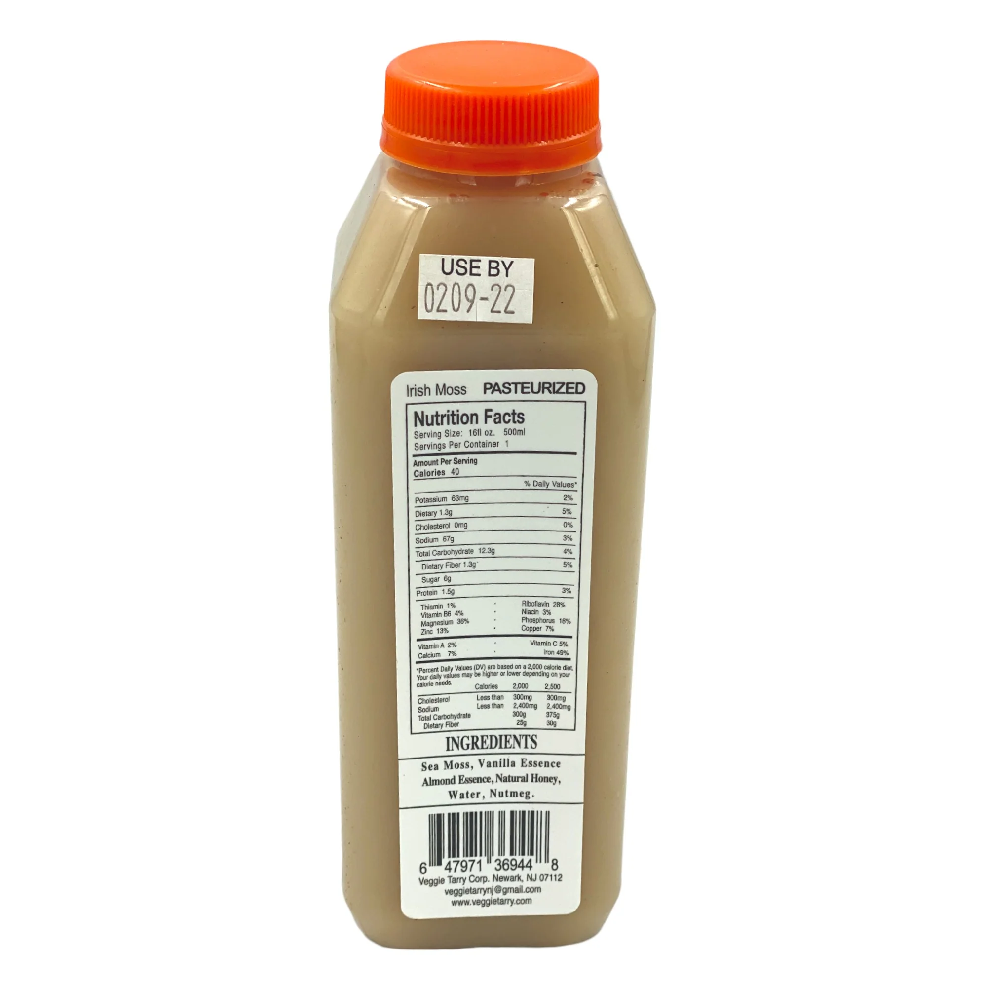 Veggie-Tarry Irish Moss Drink 16 Fl Oz - Image 2