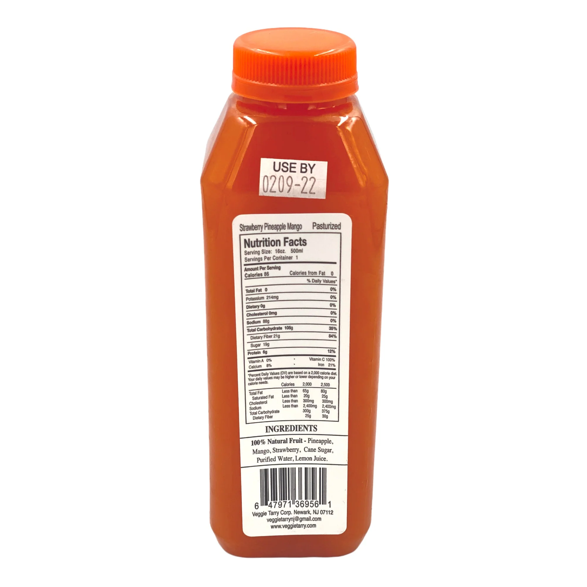 Veggie-Tarry Strawberry Pineapple Mango 16 Fl Oz - Image 2