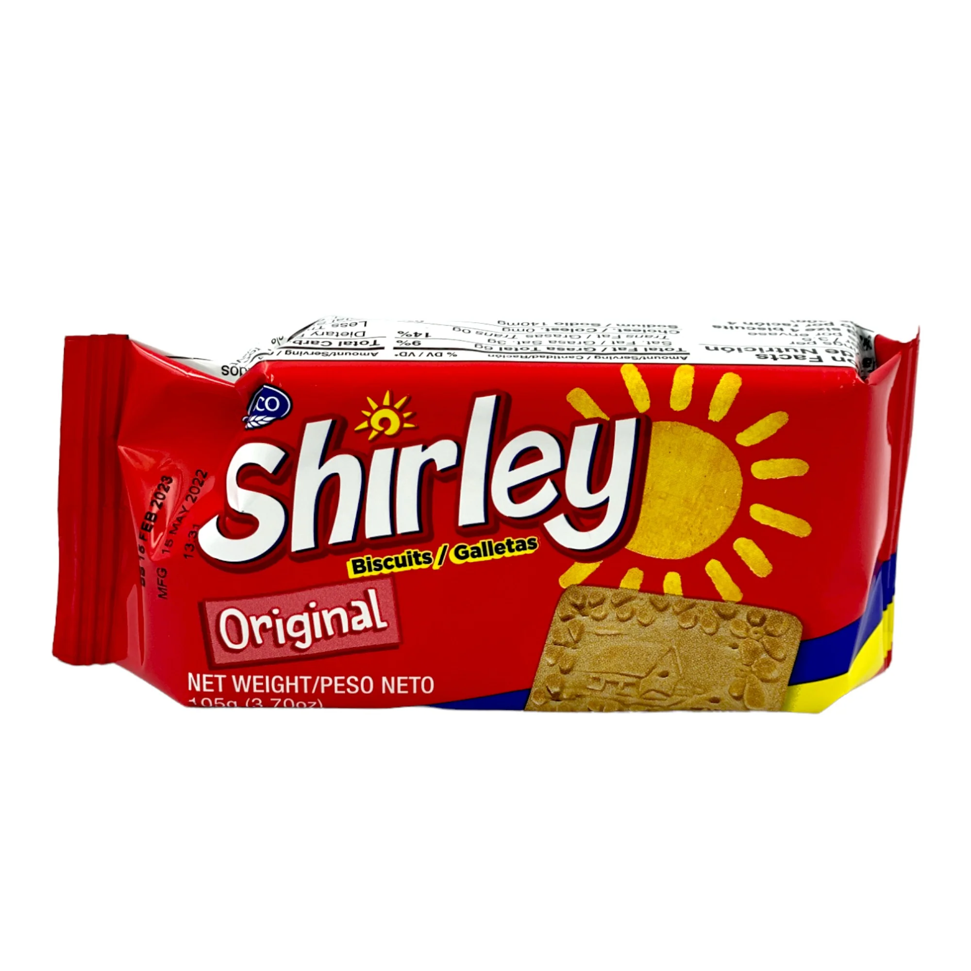 Wibisco Shirley Biscuits 3.7 Oz (105 G)