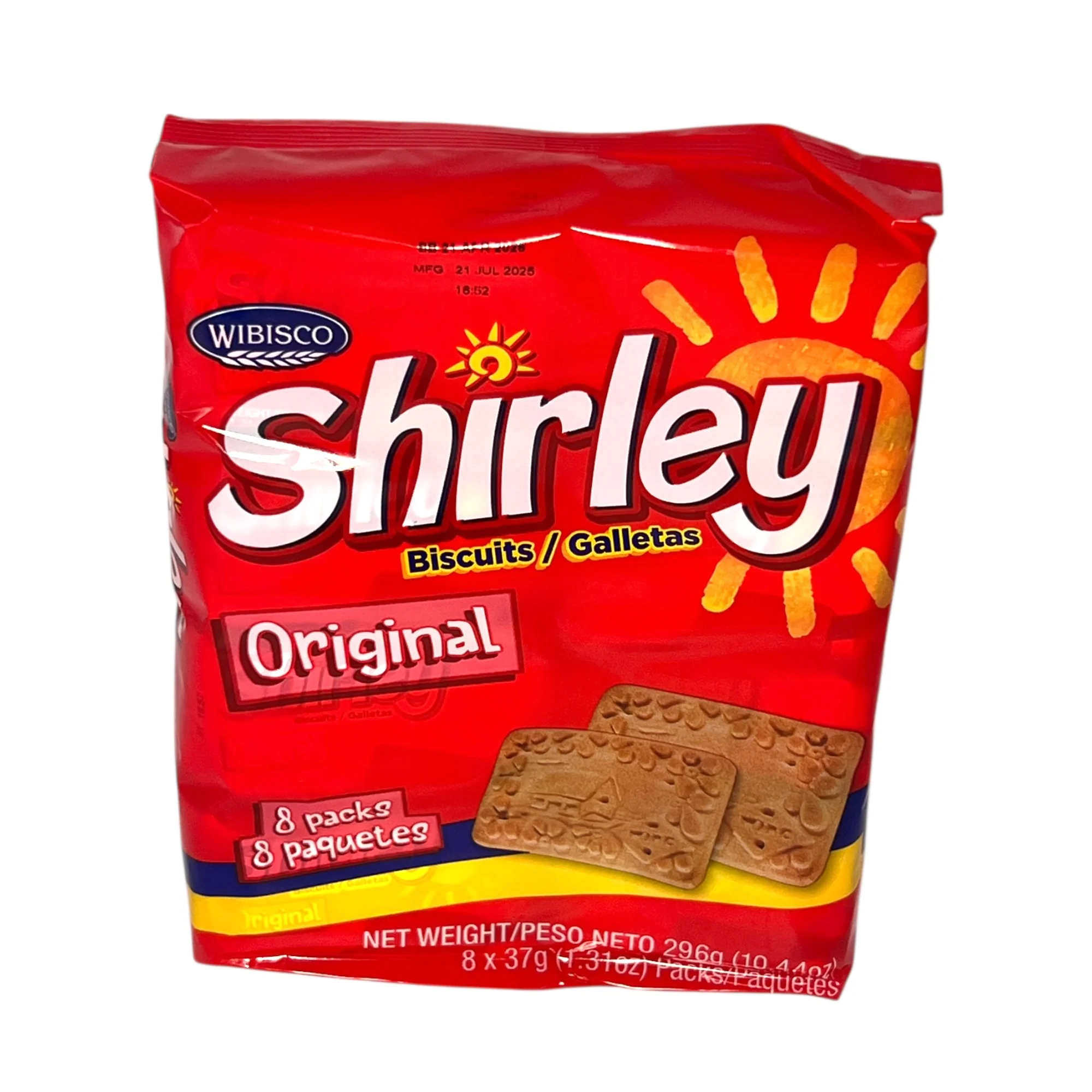 Wibisco Shirley Ginger Biscuits (8 Pack) 10.44 Oz (296 G) (Copy)