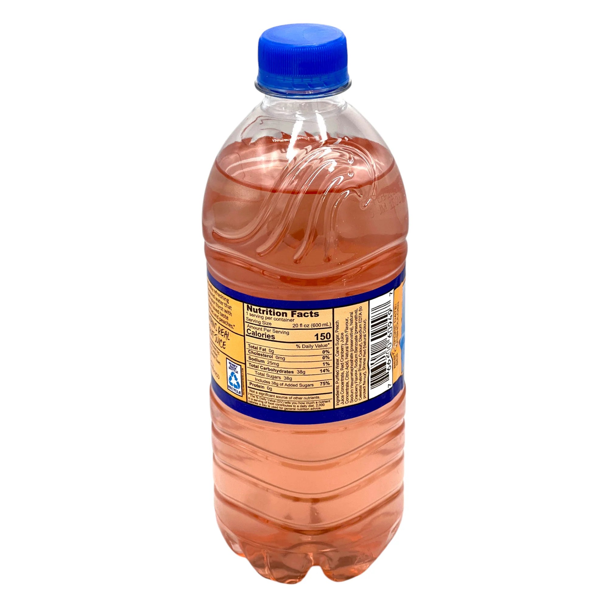 Wisynco Cran-Peach Wata 20 Fl Oz. (600 ML) - Image 2